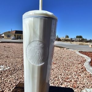 BNWT STARBUCKS PEARL WHITE DOME CUP